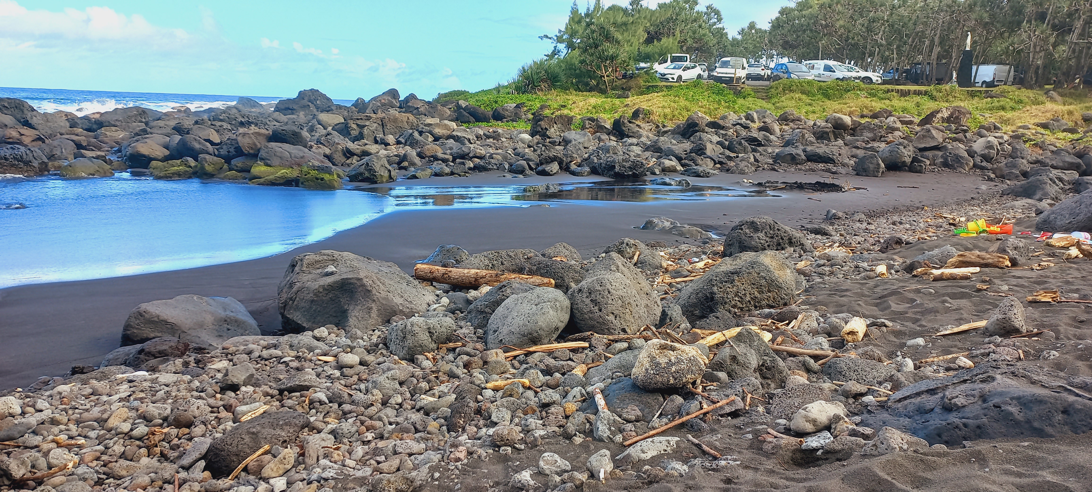 La plage de la Marine de Vincendo